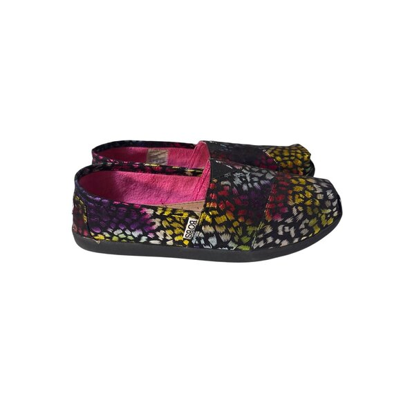 Bobs Womens W10 Multi-Color Slip-On Shoes - Picture 3 of 6